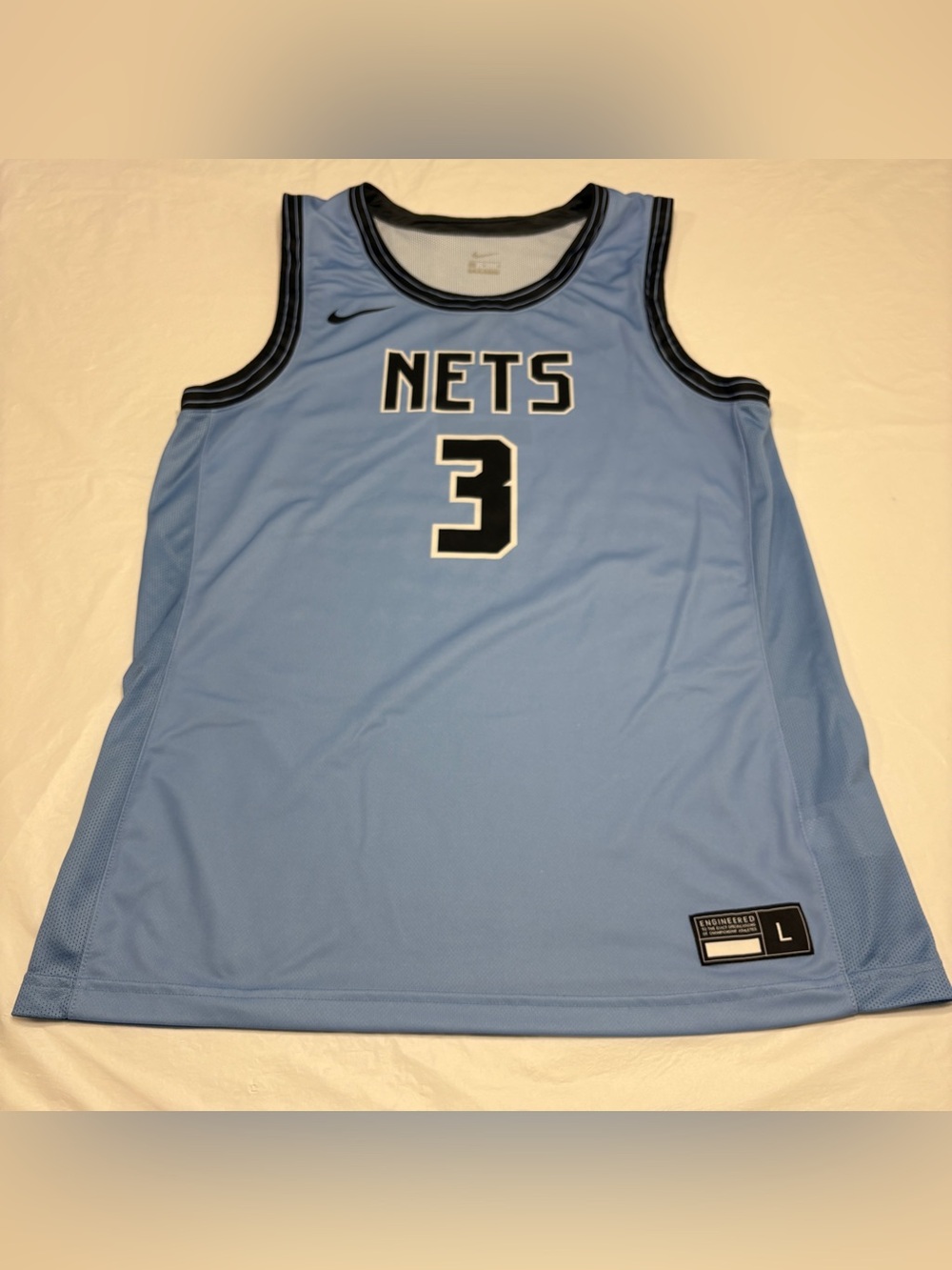 Nike Engineered Brooklyn Nets #3 Basket Jersey Men’s Large